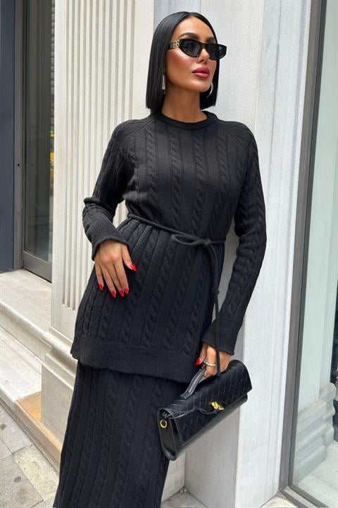 ElegantSet With Pencil Maxi Skirt