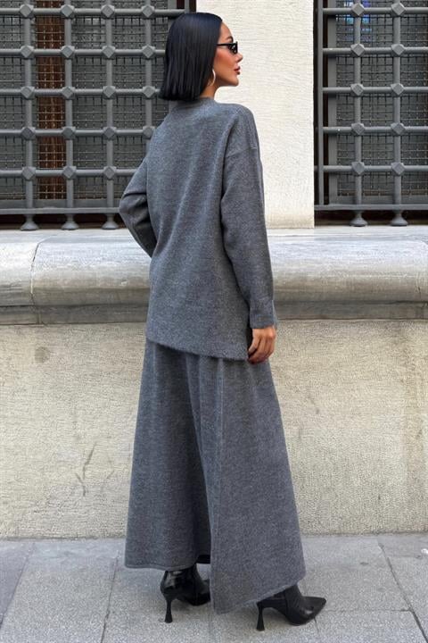 Grey Modest Casual Elegant Set