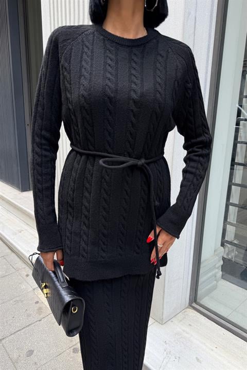 ElegantSet With Pencil Maxi Skirt
