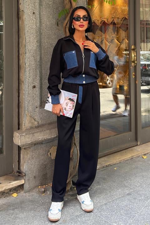 Elegant Palazzo Set With Patch Pocket