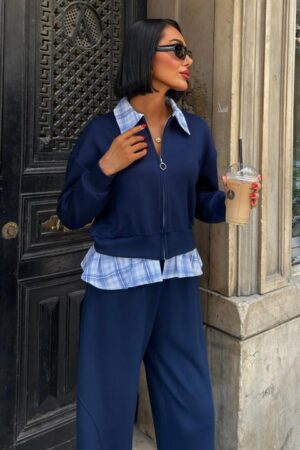 Blue Casual Sport Palazzo Set - Brand: Sobe Istanbul - Women & Kids, Baby Clothes Wholesale - Globality Store