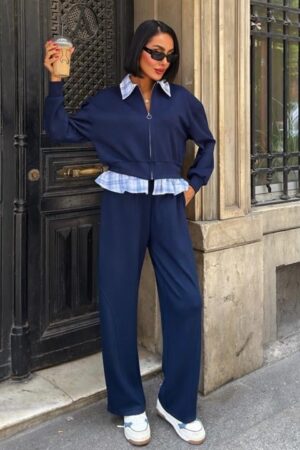 Blue Casual Sport Palazzo Set - Brand: Sobe Istanbul - Women & Kids, Baby Clothes Wholesale - Globality Store