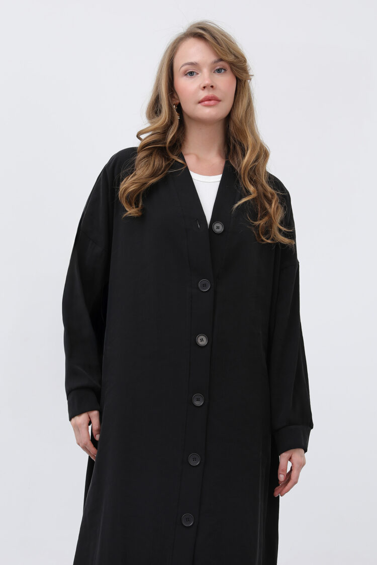 V-Neck Oversized Fit Buttoned Tunic - Brand: Puane - Women & Kids, Baby Clothes Wholesale - Globality Store