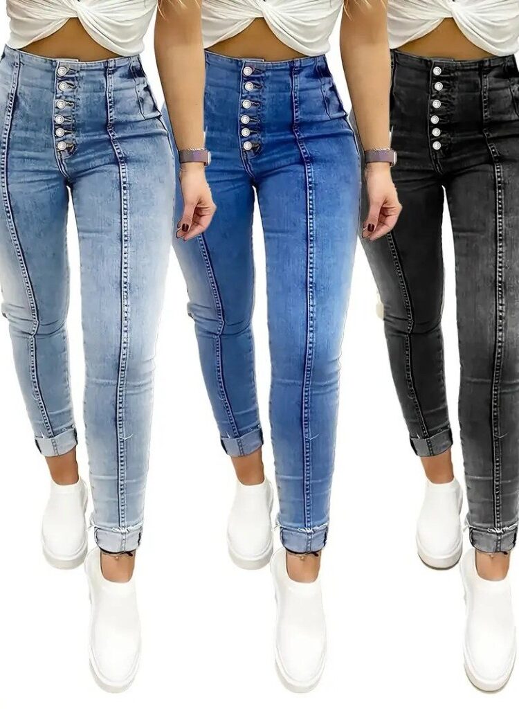High Waist Tapered Cropped Pants