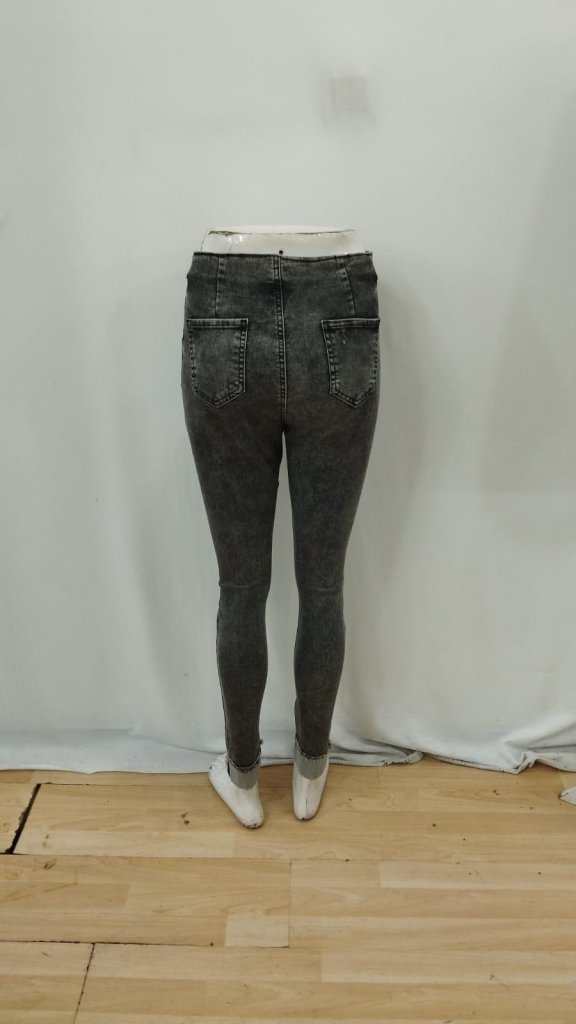 High Waist Tapered Cropped Pants
