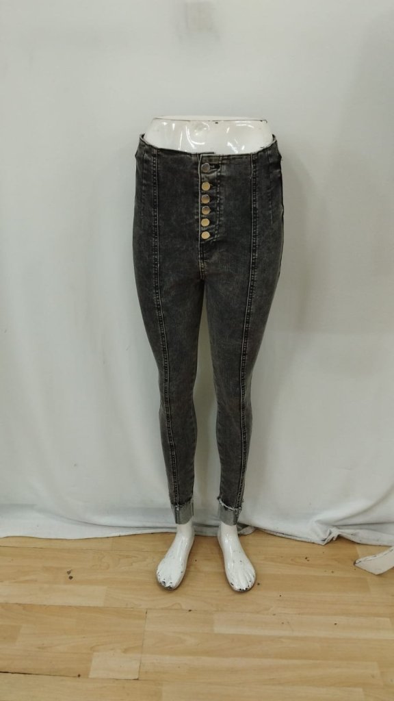 High Waist Tapered Cropped Pants