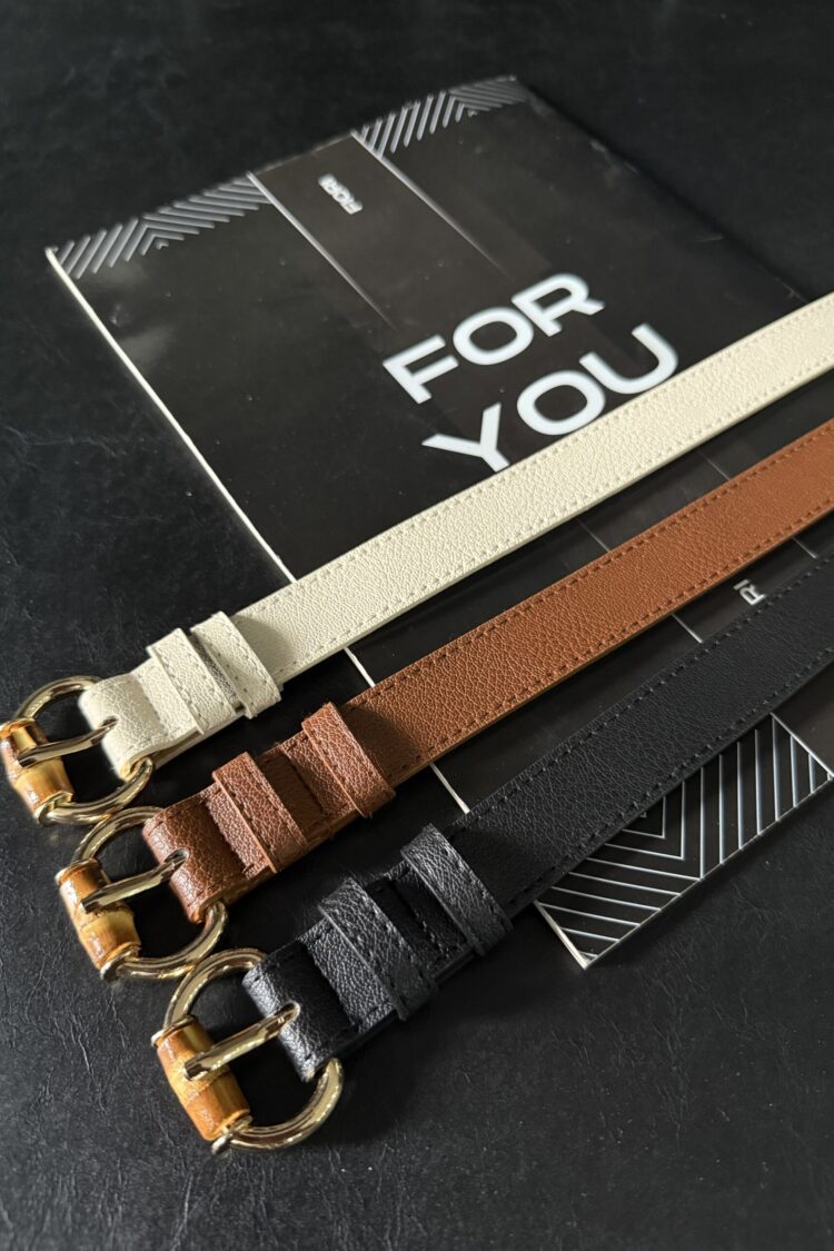 Women's Belt With Oval Buckle - Brand: Fiori - Women & Kids, Baby Clothes Wholesale - Globality Store
