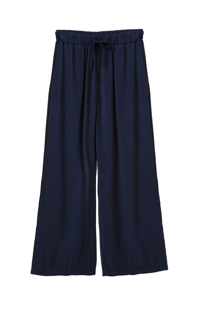 NavyPalazzo Pants With Drawstring Closure - Brand: SOUL - Women & Kids, Baby Clothes Wholesale - Globality Store