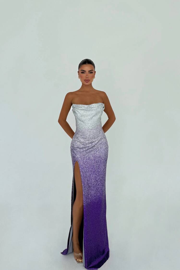 Silver Sexy Glam Formal Elegant Slip Dress - Brand: EYYO ATELIER - Women & Kids, Baby Clothes Wholesale - Globality Store