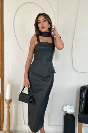 Black Elegant Sexy Formal Set - Brand: Elisa - Women & Kids, Baby Clothes Wholesale - Globality Store