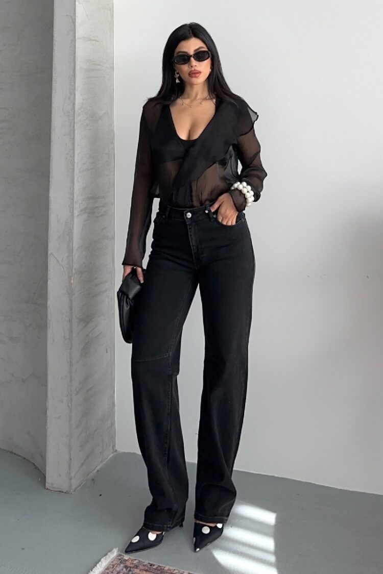 Black Sexy Casual Elegant Jeans - Brand: XLove - Women & Kids, Baby Clothes Wholesale - Globality Store