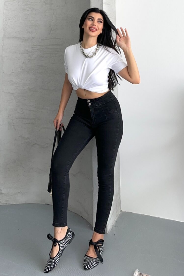 Black Sexy Casual Streetwear Jeans - Brand: XLove - Women & Kids, Baby Clothes Wholesale - Globality Store