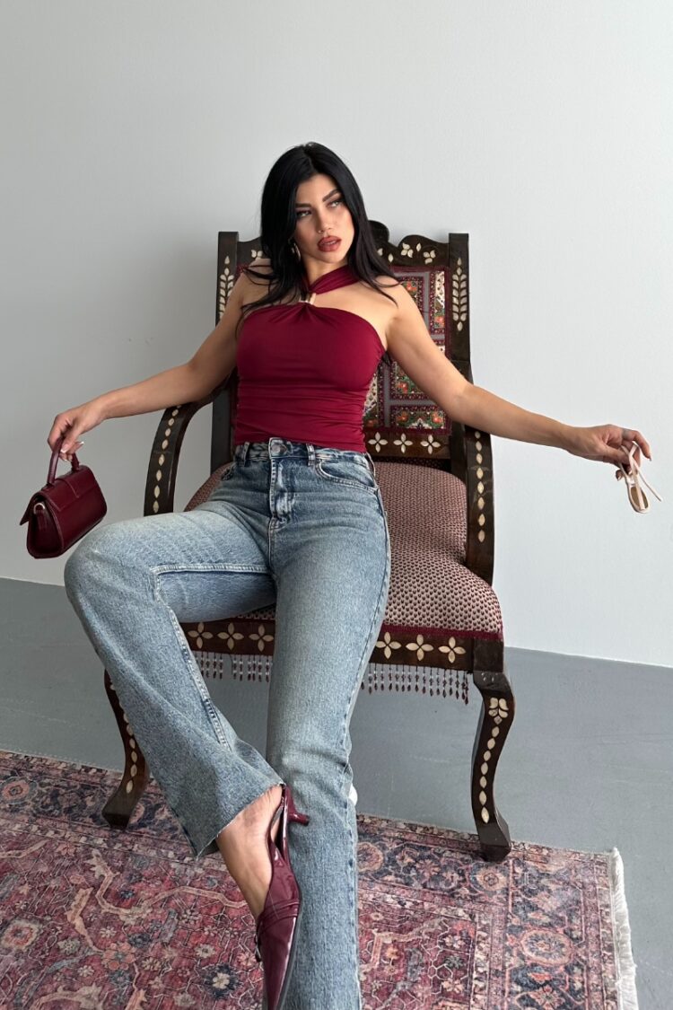 Mom Jeans High Waist Straight Leg
