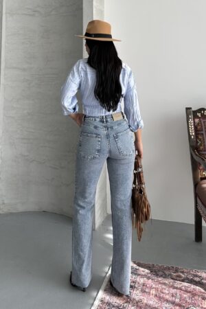 Mom Jeans With High Waist And Straight Leg - Brand: XLove - Women & Kids, Baby Clothes Wholesale - Globality Store