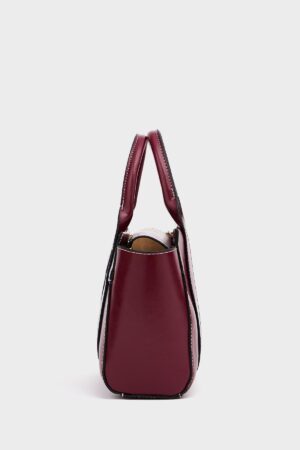 Mini Tote Hand and Shoulder Bag Burgundy - Brand: Mina Fashion - Women & Kids, Baby Clothes Wholesale - Globality Store