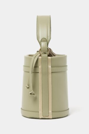 Contrast Stitched Bucket Hand and Shoulder Bag Mint - Brand: Mina Fashion - Women & Kids, Baby Clothes Wholesale - Globality Store