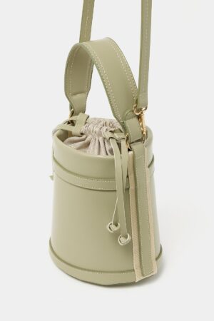 Contrast Stitched Bucket Hand and Shoulder Bag Mint - Brand: Mina Fashion - Women & Kids, Baby Clothes Wholesale - Globality Store