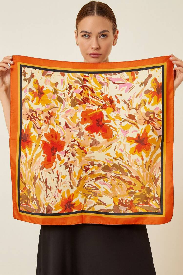 Orange Casual Shawl - Brand: Axesoire - Women & Kids, Baby Clothes Wholesale - Globality Store