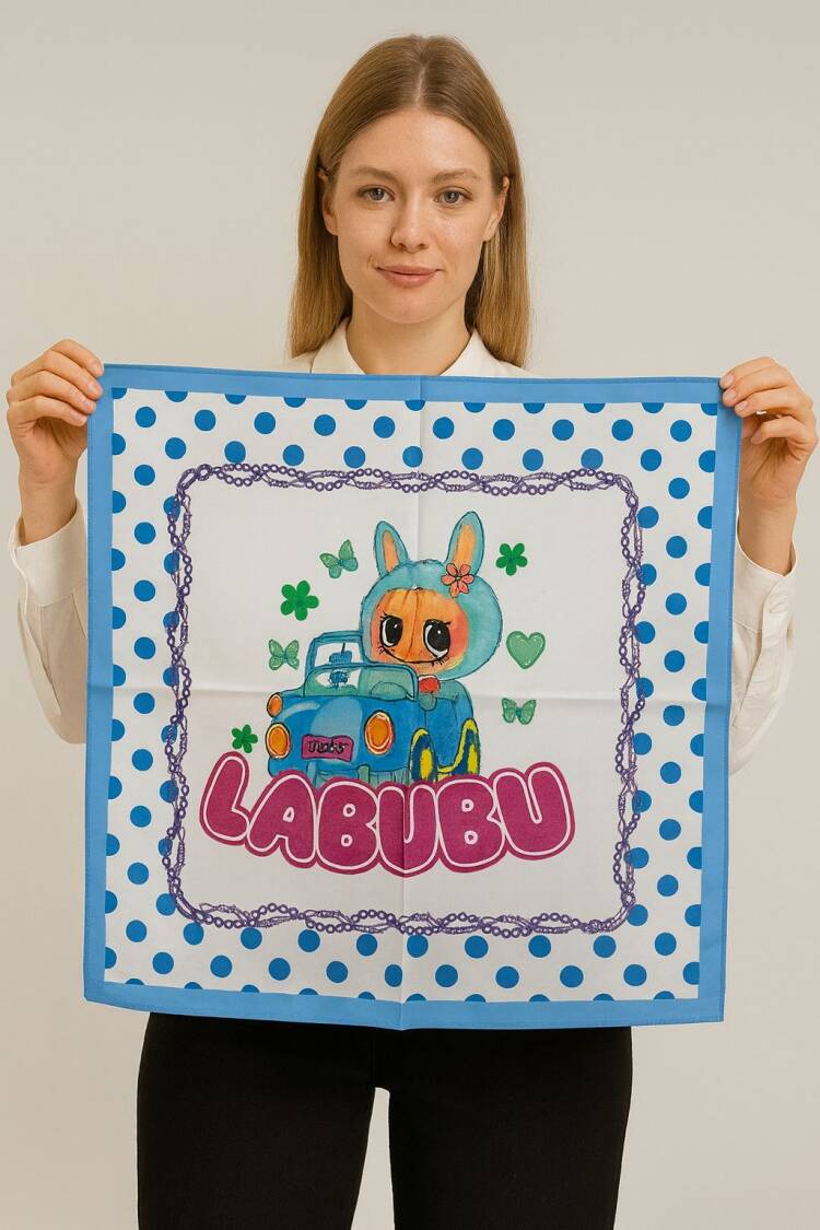 Blue Cute Casual Streetwear Shawl - Brand: Axesoire - Women & Kids, Baby Clothes Wholesale - Globality Store