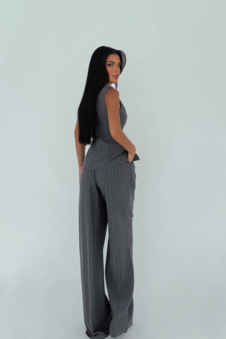Elegant Formal Striped Suit