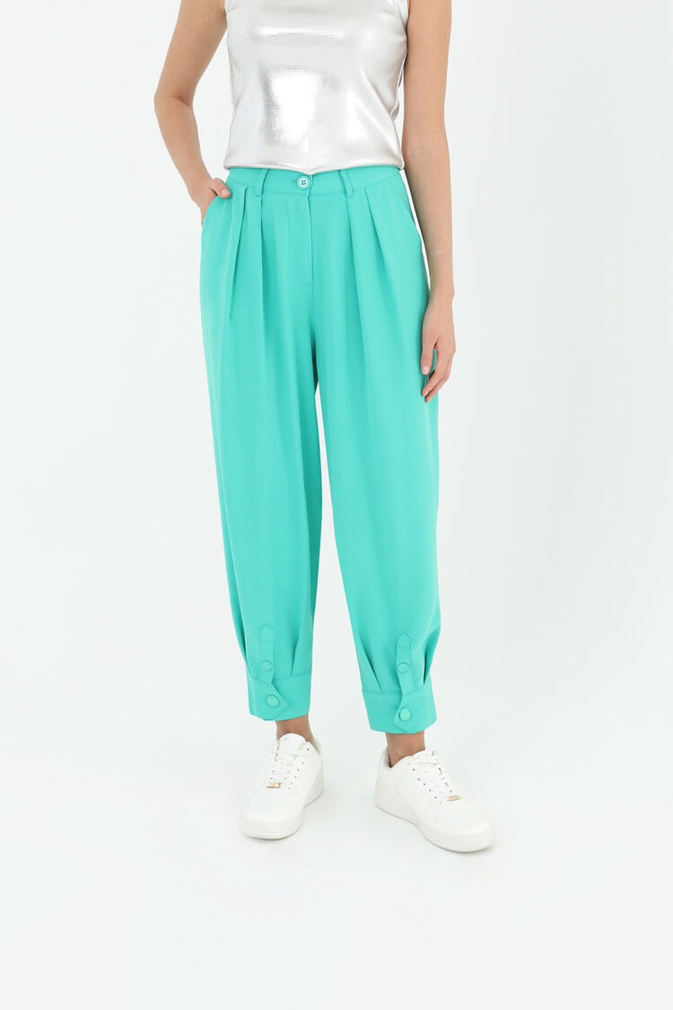 Green Casual Elegant Vintage Retro Pants