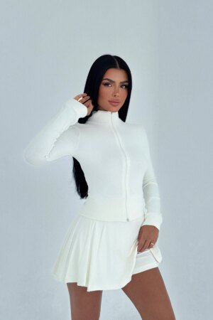 Sport Casual Slim Fit Zip Up Suit - Brand: EYYO ATELIER - Women & Kids, Baby Clothes Wholesale - Globality Store