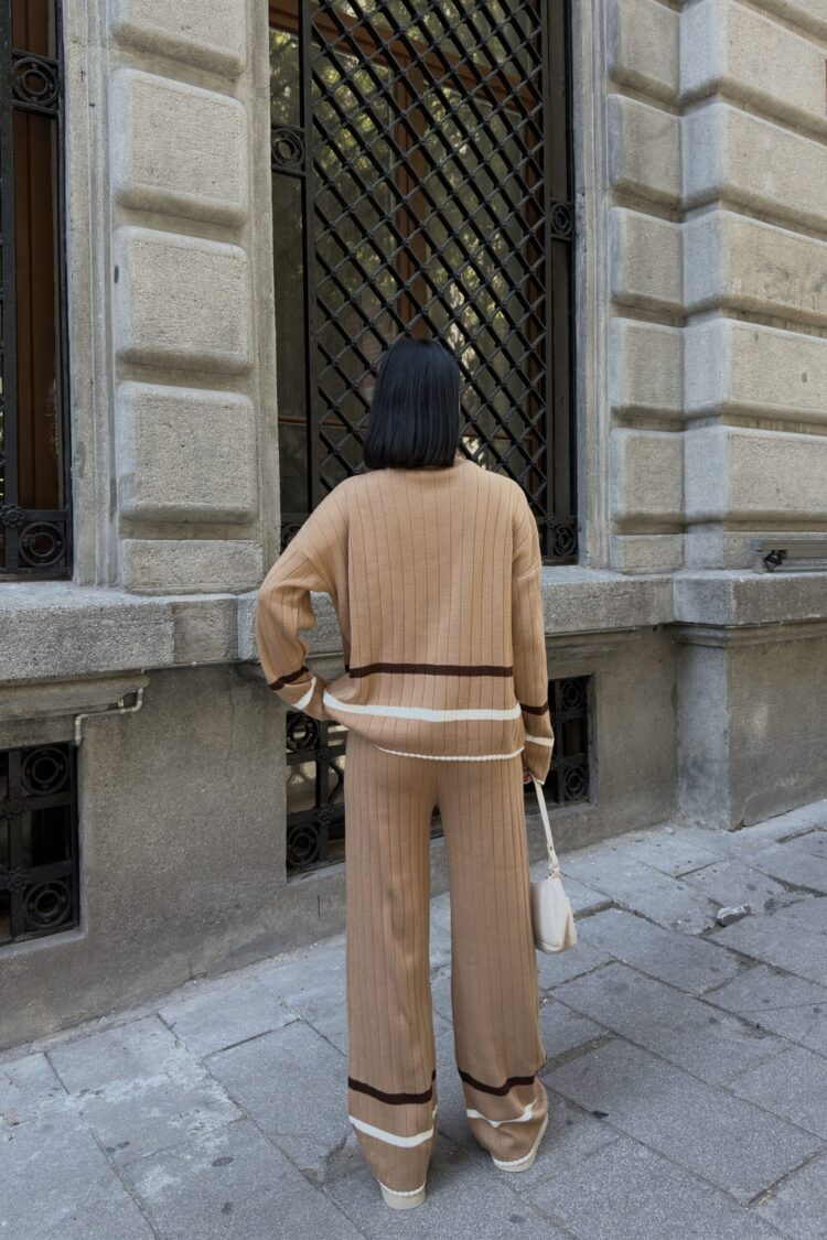 Beige Casual Elegant Modest Suit