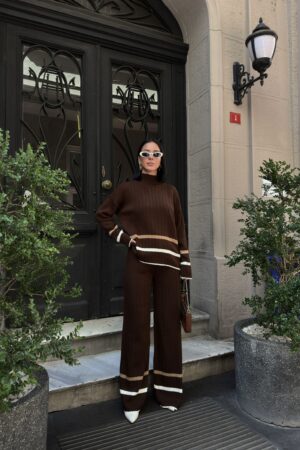 Casual Formal Elegant Striped Suit - Brand: My Fashion - Women & Kids, Baby Clothes Wholesale - Globality Store
