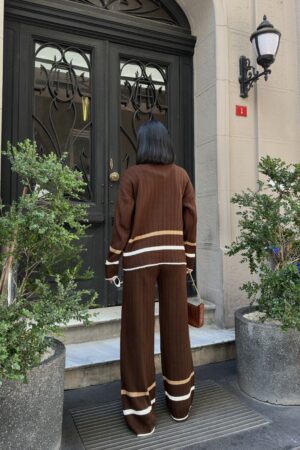 Casual Formal Elegant Striped Suit - Brand: My Fashion - Women & Kids, Baby Clothes Wholesale - Globality Store