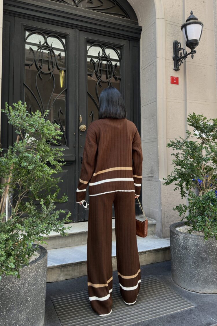 Casual Formal Elegant Striped Suit