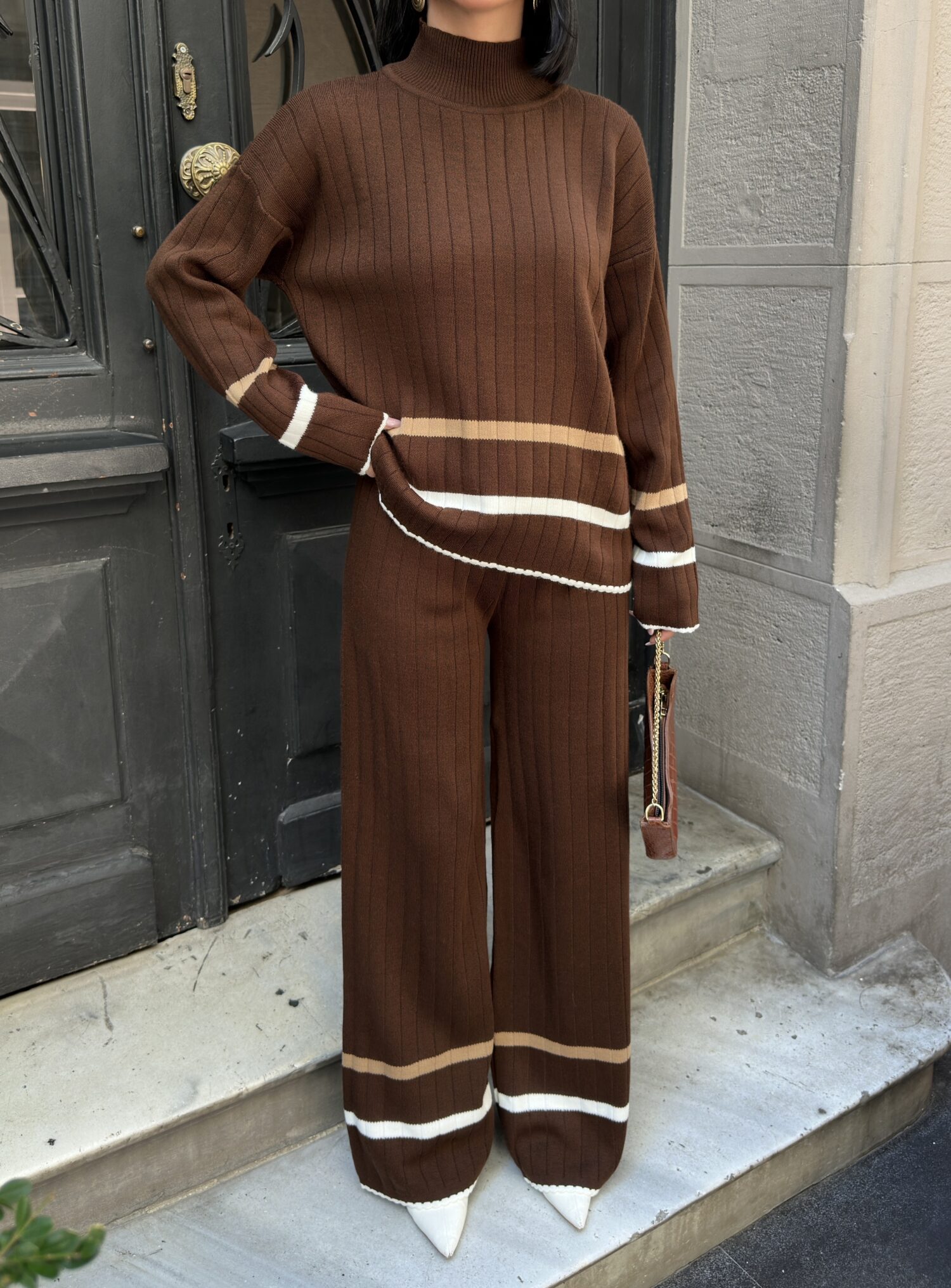 Casual Formal Elegant Striped Suit - Brand: My Fashion - Women & Kids, Baby Clothes Wholesale - Globality Store