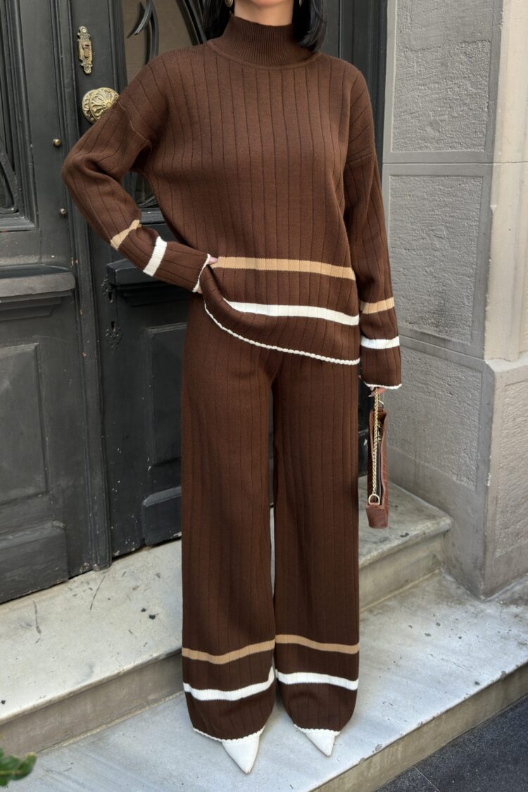 Casual Formal Elegant Striped Suit