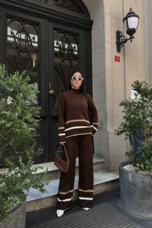 Casual Formal Elegant Striped Suit - Brand: My Fashion - Women & Kids, Baby Clothes Wholesale - Globality Store