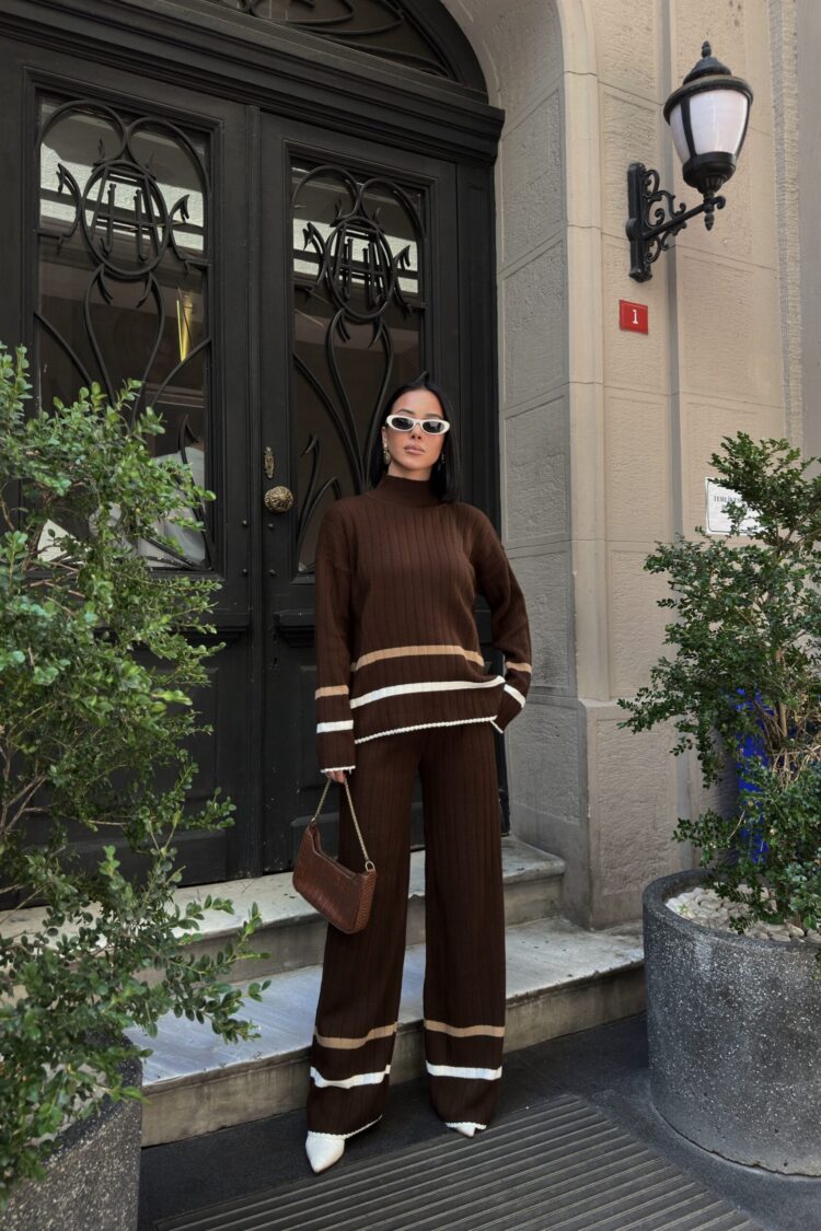 Casual Formal Elegant Striped Suit
