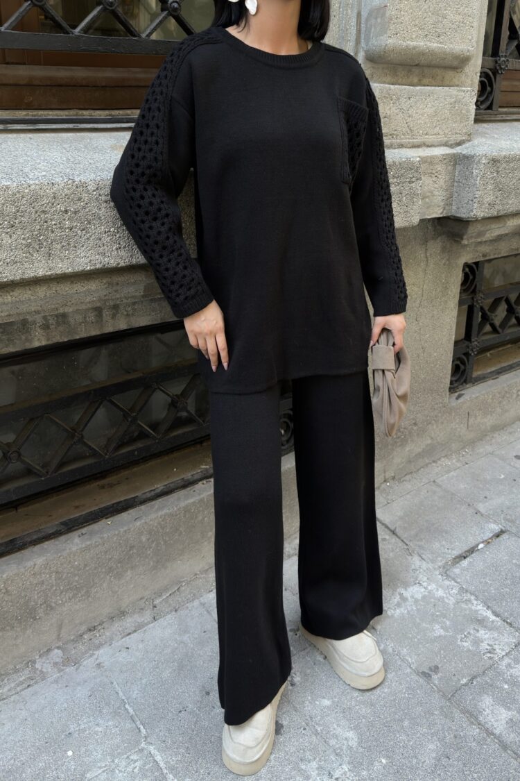 Elegant Casual Suit With Palazzo Pants