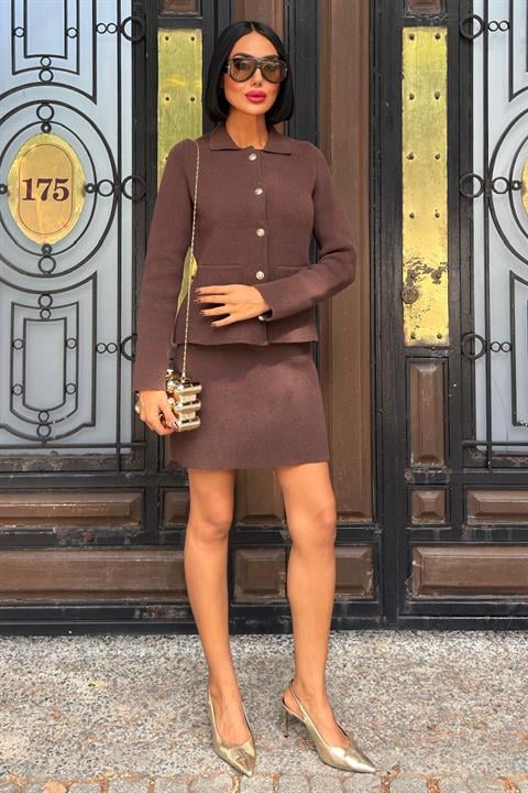 Elegant Bodycon Mini Skirt Set - Brand: Sobe Istanbul - Women & Kids, Baby Clothes Wholesale - Globality Store