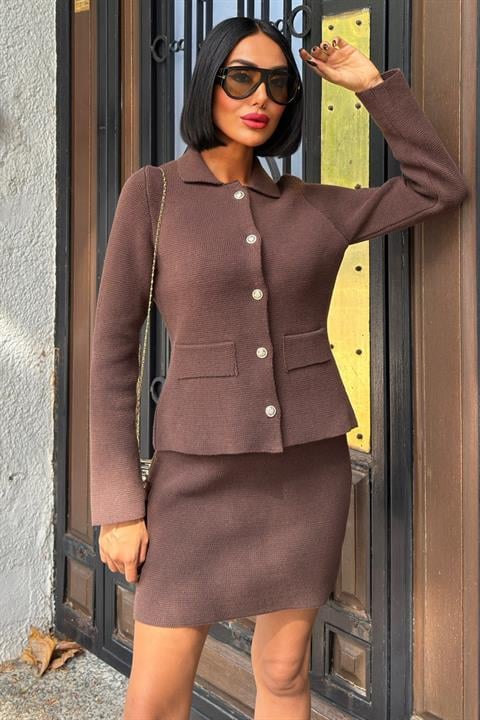 Elegant Bodycon Mini Skirt Set