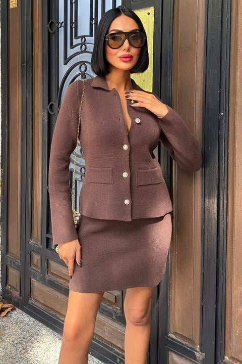 Elegant Bodycon Mini Skirt Set