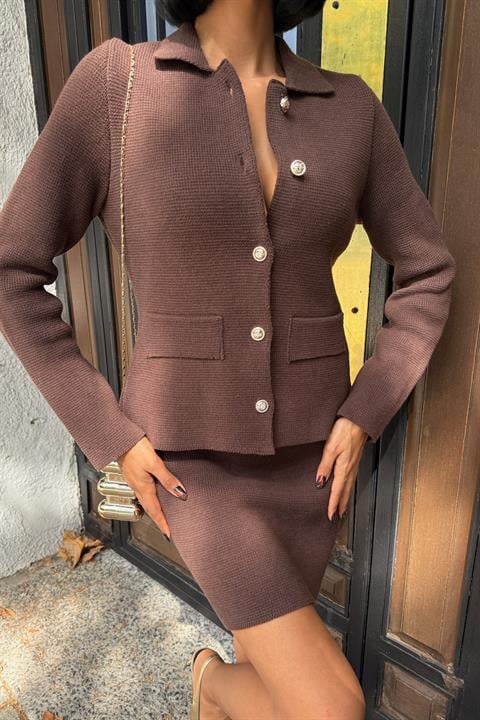 Elegant Bodycon Mini Skirt Set