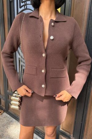 Elegant Bodycon Mini Skirt Set - Brand: Sobe Istanbul - Women & Kids, Baby Clothes Wholesale - Globality Store