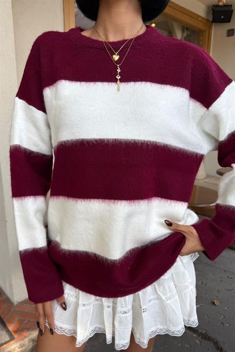 Sweater With Striped Design