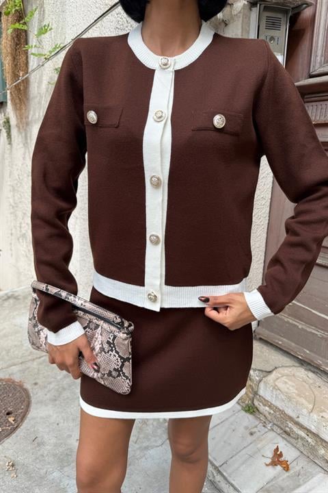 Elegant Slim Fit Bodycon Mini Skirt Set