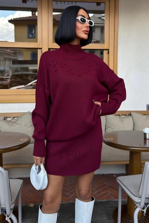 Oversized Fit Bodycon Mini Set
