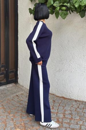 Casual Sporty Set With Bootcut Pants - Brand: Sobe Istanbul - Women & Kids, Baby Clothes Wholesale - Globality Store