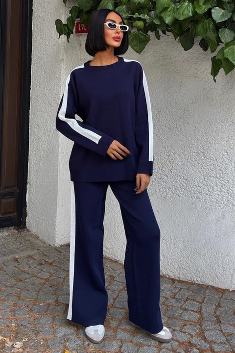 Casual Sporty Set With Bootcut Pants