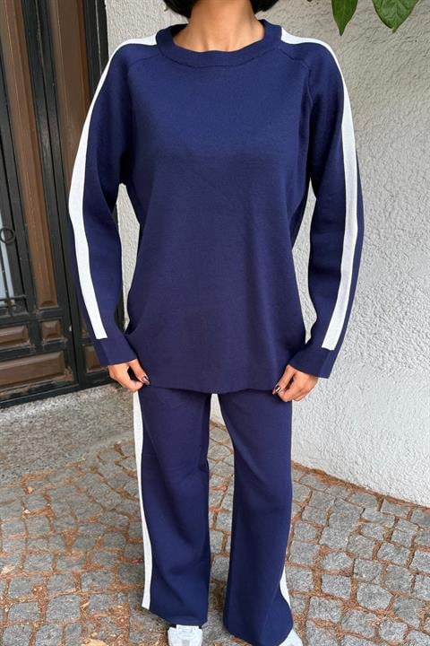 Casual Sporty Set With Bootcut Pants