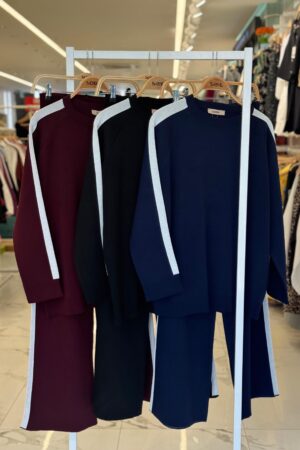 Casual Sporty Set With Bootcut Pants - Brand: Sobe Istanbul - Women & Kids, Baby Clothes Wholesale - Globality Store