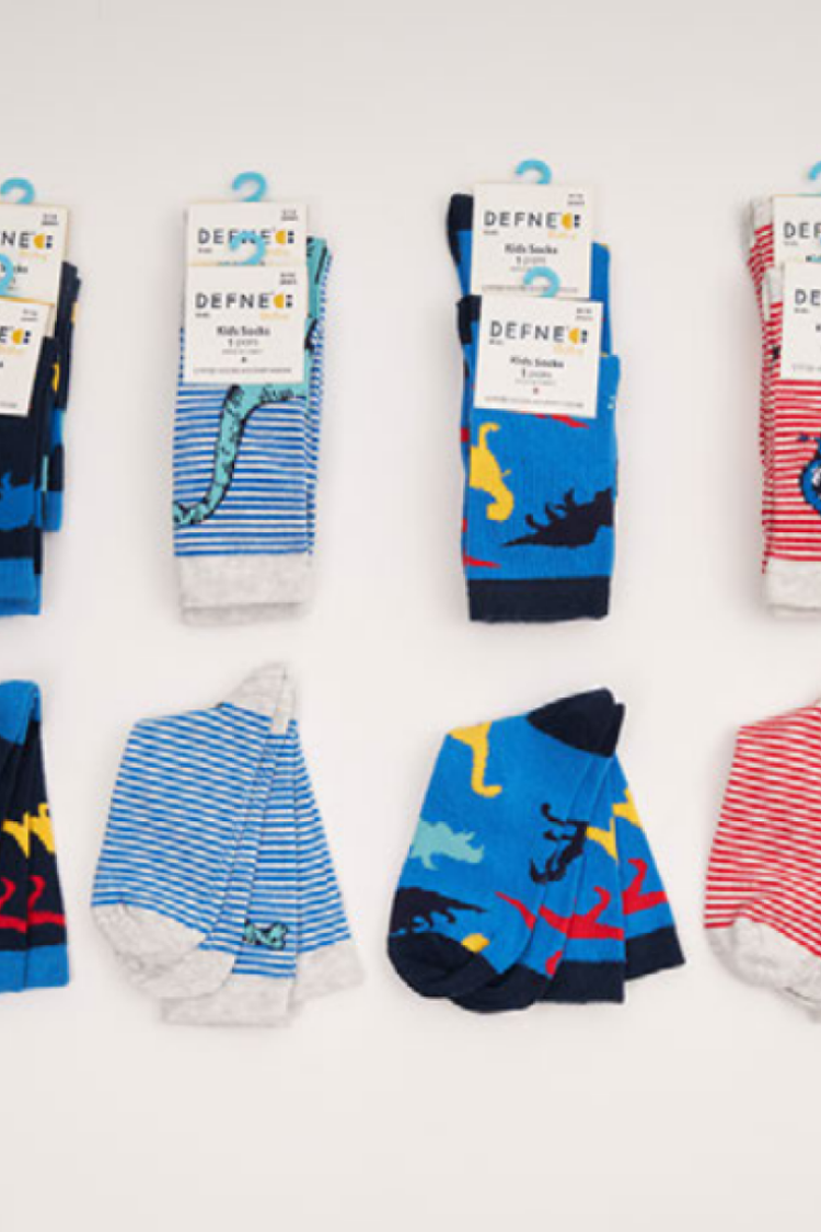 Boys' Underwear & Socks - 12 Çift Erkek Çocuk Soket Çorap 1064-DFN1Ç-E004-22(9-10) - Brand: Defne - Women & Kids, Baby Clothes Wholesale - Globality Store