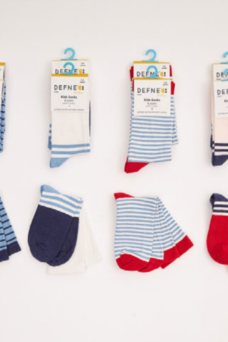 Boys' Underwear & Socks - 12 Çift Unisex Çocuk Soket Çorap 1064-DFN1Ç-U001-22(9-10) - Brand: Defne - Women & Kids, Baby Clothes Wholesale - Globality Store