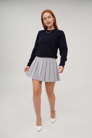 Crew Neck Basic WholesaleKnitted Sweater - Brand: Lustrin - Women & Kids, Baby Clothes Wholesale - Globality Store
